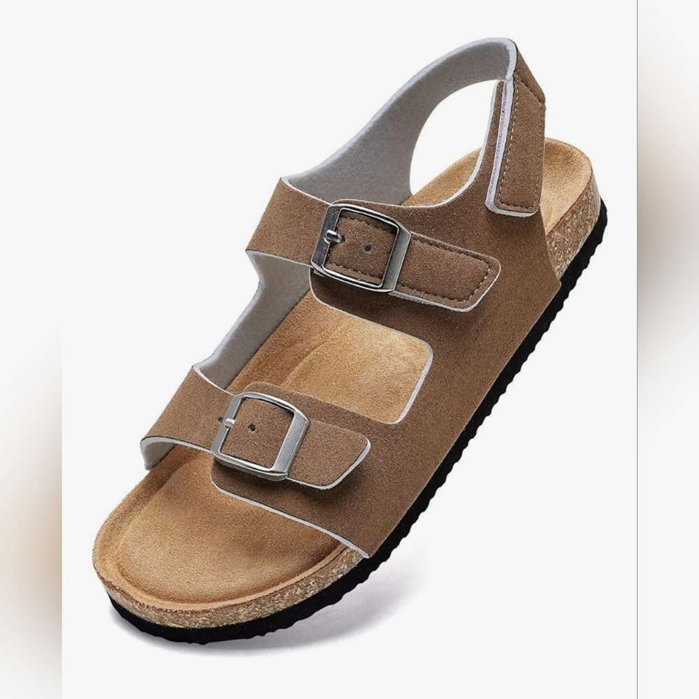 Nwt Torotto Womens size 6.5 Cork Footbed Sandals with Adjustable Buckle Casual S